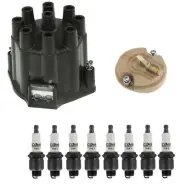 Distributor Rotor Cap & Spark Plugs Kit ACDelco For Chevy C20 Pickup GMC C15 K35