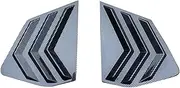 Compatible for Nissan Rogue 2021-2023 Rear Side Window Louvers Sport Style Air Vent Scoop Cover Decoration (Carbon Fiber Pattern)