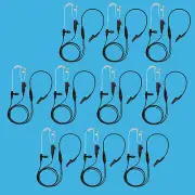 10 pcs New Clear Coil Acoustic Tube 2-Wire Earpiece for Motorola APX3000 APX4000