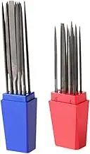 20Pcs Jewelry Files, Small File Set with Storage Box, Carbon Steel Model Files, Metal File for Stone, DIY,