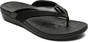 Archies Orthopeic Flip Flops for Women, Plantar Fasciitis Sandals for Flat Feet, Comfortable Thong Sandals with Arch Support for Walking Size 6