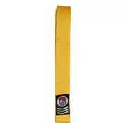 Brand New ProForce Thunder Double Wrap Solid Karate Belt - Size 8 Yellow