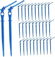 ibasenice 50Pcs Drip Irrigation Emitters for Efficient Watering System Durable Pe Drippers with Micro Sprinkler Technology for Potted Plants Easy to Use Drip Irrigation Parts