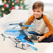 Remote Control Helicopter For Kids, Rc Helicopter Toy For 3-12 Boys Birthday Christmas Gifts-3.5 Channel With Stabilizer And Led Light For Indoor Easy