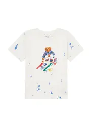 Polo Ralph Lauren Kids Logo Printed Cotton T-shirt - White - 9 Months (9 Months) 9 MONTHS (9 months)