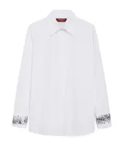 Max Mara Studio Queva Long-Sleeved Shirt IT40,IT42 optical white