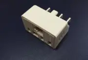 Phone Plug Adaptor Standard Plug 605 to Modular RJ12 Socket & Standard Socket
