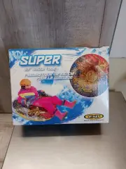 Monster Inflatable Snow Tube Pool Float Tube Heavy Grab Handles New 39” Sledding