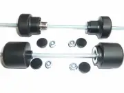 KTM 450 EXC 2016-2020 FRONT & REAR AXLE CRASH MUSHROOMS PROTECTORS BOBBINS