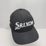 Srixon Grey White Embroidered Strapback Golf Cap Hat OSFA
