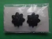 Pair US Military LT COLONEL Metal Subdued Collar Badges BELL PRODUCTS Year 1969