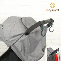 在飛比找momo購物網優惠-【aguard】多功能嬰兒推車用掛勾(黑灰色2入)