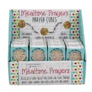 Mealtime Prayer Cube Display 24 Pcs Size 7 X 6.5 X 5.25in Give Mealtime Thanks
