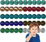 Kids Marble Games | Kids Mixed Colored Handmade Marble,Multiple Color Decorative Planet Marble Stone for Aquarium, Vases, Table, Crafts