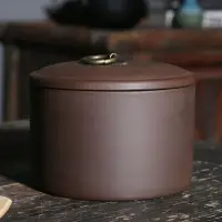 在飛比找蝦皮購物優惠-陶瓷密封儲物罐 陶瓷茶葉罐 大小號密封儲物罐 茶罐紫砂儲大號