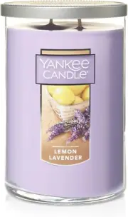 Lemon Lavender Scented, Classic 22Oz Large Tumbler 2-Wick Candle, over 75 Hours