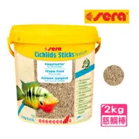 在飛比找momo購物網優惠-【Sera 德國】慈鯛棒 飼料 大桶裝 2kg/Cichli