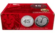 Low Mintage of 450 President Donald Trump And Melania 2oz Silver .999 Coin RARE