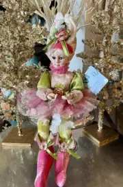 Cynthia Rowley Easter Elf Fairy Shelf Sitter Doll 16” Spring Decor NWT