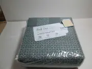 New Park View Collection 6 Piece Cal King Sheet Set FALALA Dark Gray and White