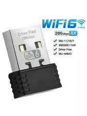 USB WiFi Wireless Network Adapter Antenna Wi-Fi 6 Mbps 2.4 802.11 Win 11/10/7