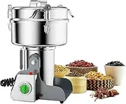 2500G Electric Grain Mill Grinder, 4500W Stainless Steel High-Speed Spice Herb Grinder Superfine Machine, Used for Wheat, Coffee Beans, Soybean, etc