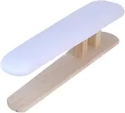 Mdlhcm Mini Ironing Board, Ironing Board, Elastic Edge, Compact Wooden Base, Iron Stool for Home, Laundry Room, Clothing, Clothing, Collars, White 57cmx13cmx16cm, as described