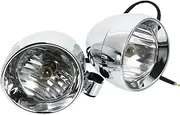 ULTECHNOVO 2 Pcs Auxiliary Driving Light Auxiliary Driving Light Motorcycle Lamp Led Spotlight Moped Lamp Bulb Moped Spotlight Motorcycle Headlamp Motorbike Headlight Silver Plastic