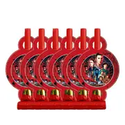 6PC Stranger Things Blowout Whistles Birthday Party Supplies