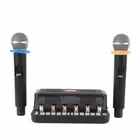 Wireless Mic Karaoke Mixer System BT Digital Sound Board Cons Set