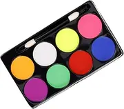 Boys and Girls' 8- Artistic Face Paint Palette Oil-based Body Painting Cream Long-lasting Easy to Use Clean Great for Parties