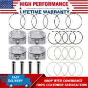 Oversize +0.5mm Piston & Ring Kit For Hyundai Veloster Accent Kia Rio Soul 1.6L (for: Hyundai)