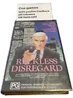 Reckless Disregard Vhs Video Pal Aussie Release Brand New Sealed Leslie Nielsen