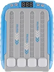Laroal Electronic Music Rhythm Game Machine Rhythm Push Machine Push Interactive Puzzle Game Rhythm Button Game Fast Button Table Game Suitable For Boys Girls Blue