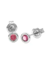 Classic 14K 0.21 ct. tw. Pink Tourmaline Earrings