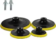 Generic 4Pcs Sanding Backer Pads for Car Polishing Buffing Compatible with Sanders Includes Drill Adapters for Versatile Automotive Surface Treatment
