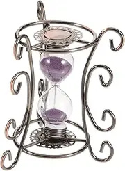 Iron Retro Vintage Ornaments Retro Decor Desktop Sand Clock Sand Clock Living Room Decor Desktop Ornament Home Decorations for Living Room Glass