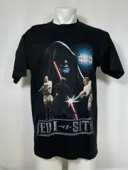 Star Wars Episode I Jedi vs Sith Darth Maul Obi-Wan Black T-Shirt Men's XL NWT