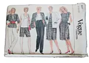 Vogue 8617 ladies sewing pattern size 8-12 shorts dress top jacket New