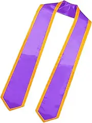 [Generic] Graduation Stole for 2024, Graduation Honor Stole - Stylish SPlain Graduate Stole Graduation Stole Class of 2024 | 72 Inch Long Plain Unisex Graduation Stole for Adults, Plain Stole