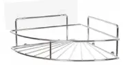 White Magic I-HOOK BATH CORNER SHELF 30.4x22x8.2cm Polished Stainless Steel