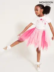 Monsoon Pink Sequin Unicorn Short Sleeve Disco Dress (F32926) | $88 - $99