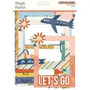 Simple Stories ~ SAFE TRAVELS ~ Chipboard Frames