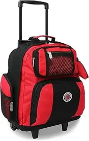 [World Traveler] Transworld 22-inch Carry-on Rolling Backpack