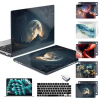 在飛比找蝦皮商城優惠-蘋果筆電水晶彩繪保護殼 M3 M2 M1晶片 MacBook