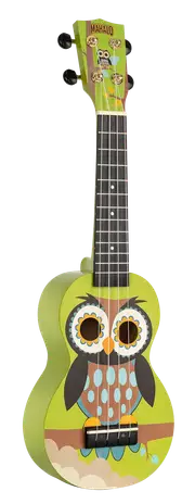 Mahalo Art Owl Soprano Ukulele