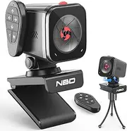 NBD Webcam for PC with Microphone - 1080P FHD Webcam with Privacy Cover & Webcam Mounts, Plug and Play USB Web Camera for Desktop & Laptop Conference, Zoom