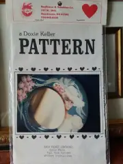 DOXIE KELLER MIRROR FRAME VICTORIAN BRIDE LADY ROSES ACRYLIC PAINTING PATTERN