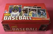 1982 Fleer Baseball Stickers Books Unused New Old Stock Books 48ct Box MLB