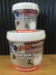 BRAND NEW 1 KG GRIPSET BETTA BUILDERS TUFF FILL REPAIR COMPOUND